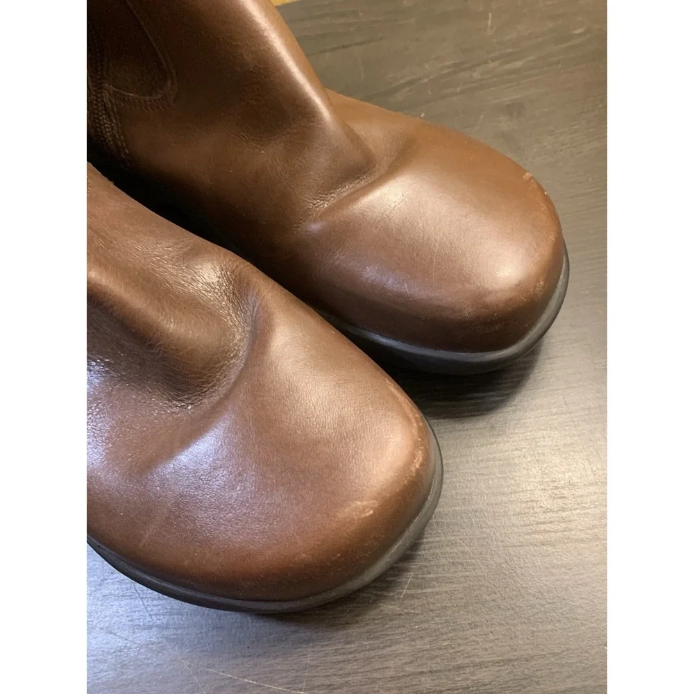 Dansko Delilah Equestrian Riding Tall Brown Boot 8.5 EU 39 Women Leather Suede